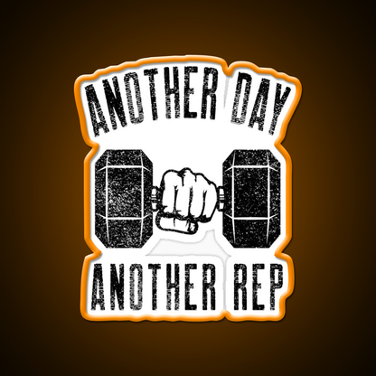 Another Day Another Rep Gym Fitness Led Neon Sign Rgb Color