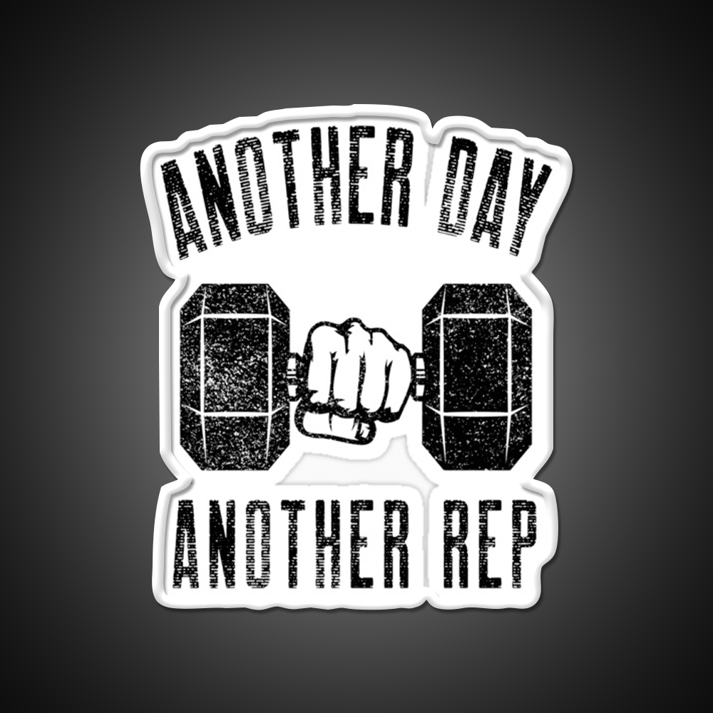 Another Day Another Rep Gym Fitness Led Neon Sign Rgb Color