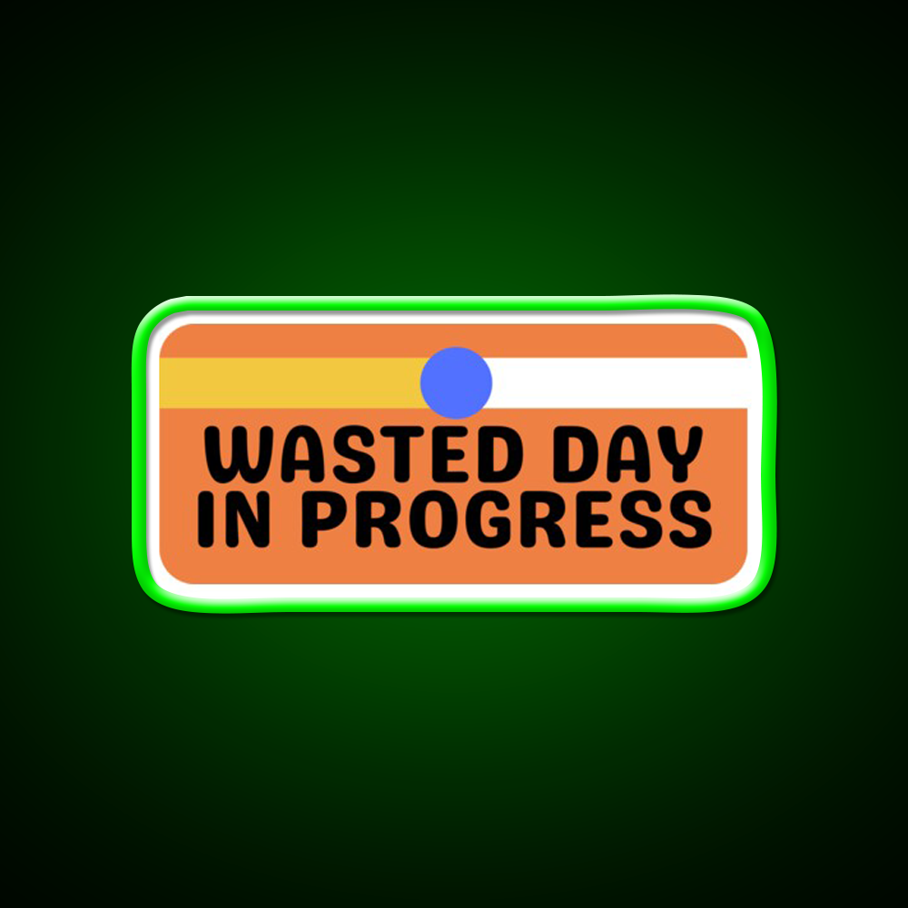 Another Wasted Day Man Cave Bar Led Neon Sign Rgb Color