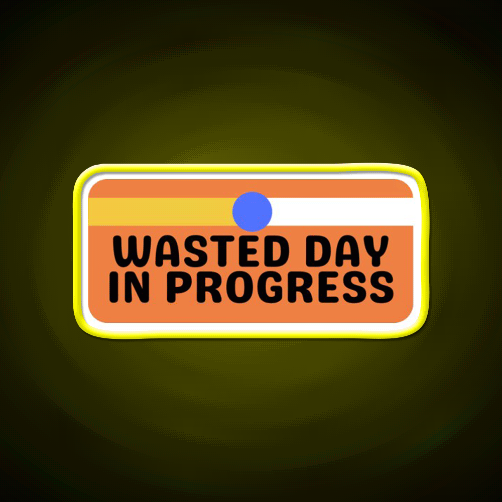 Another Wasted Day Man Cave Bar Led Neon Sign Rgb Color