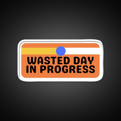 Another Wasted Day Man Cave Bar Led Neon Sign Rgb Color