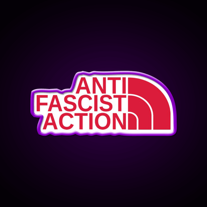 Anti Fascist Action Welcome Led Neon Sign Open Sign Rgb Color - Shineneon
