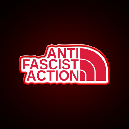 Anti Fascist Action Welcome Led Neon Sign Open Sign Rgb Color - Shineneon