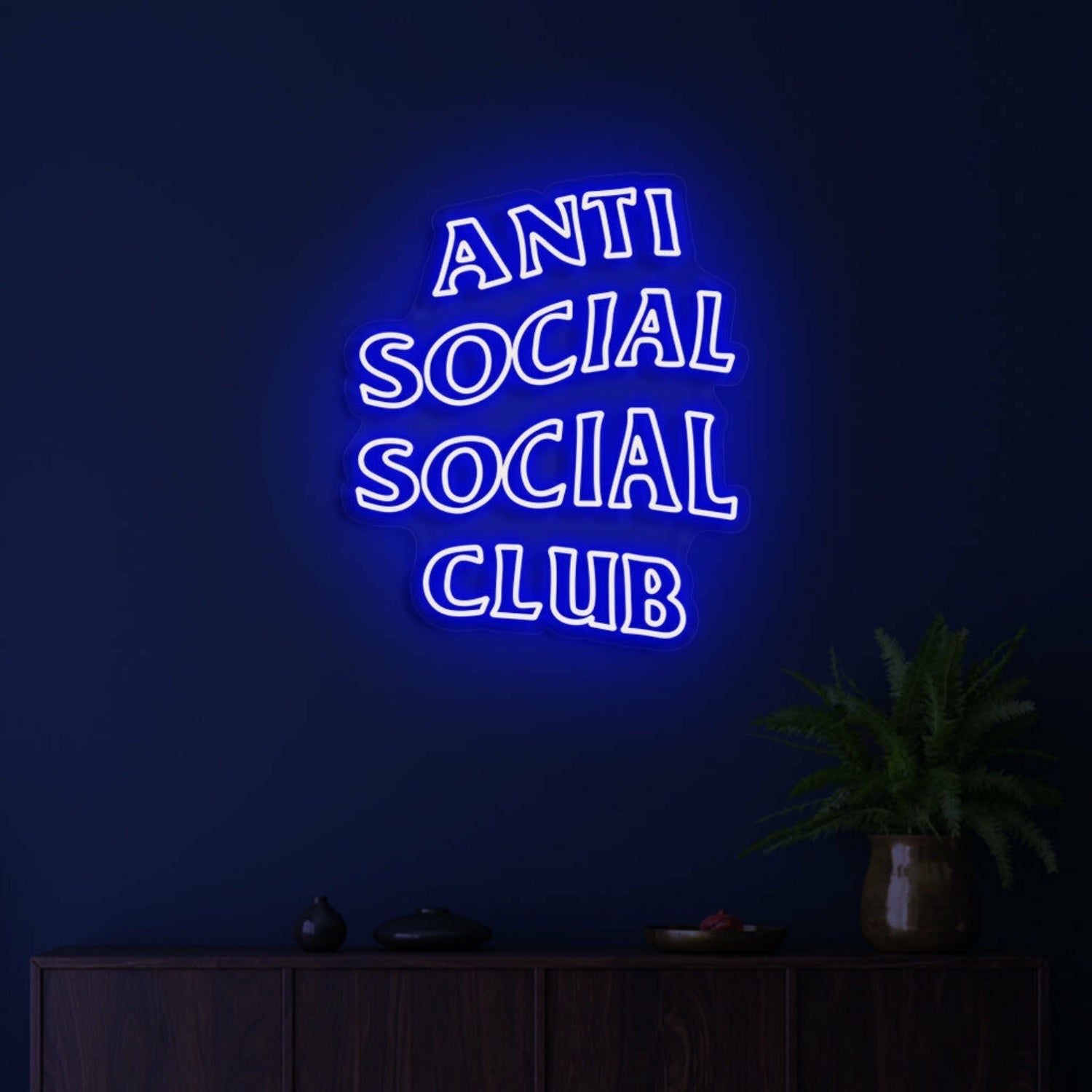 Anti Social Social Club Highlight Individuality With Distinctive Neon - Shineneon
