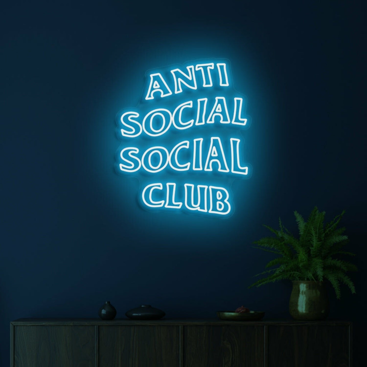 Anti Social Social Club Highlight Individuality With Distinctive Neon - Shineneon
