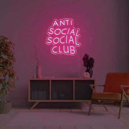 Anti Social Social Club Led Neon Sign - Shineneon