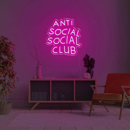Anti Social Social Club Led Neon Sign - Shineneon