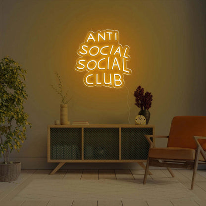 Anti Social Social Club Led Neon Sign - Shineneon