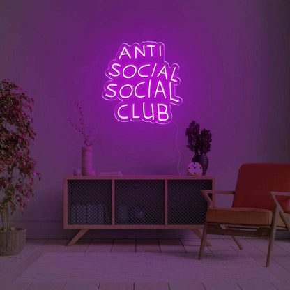 Anti Social Social Club Led Neon Sign - Shineneon