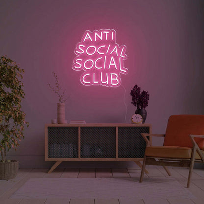 Anti Social Social Club Led Neon Sign - Shineneon