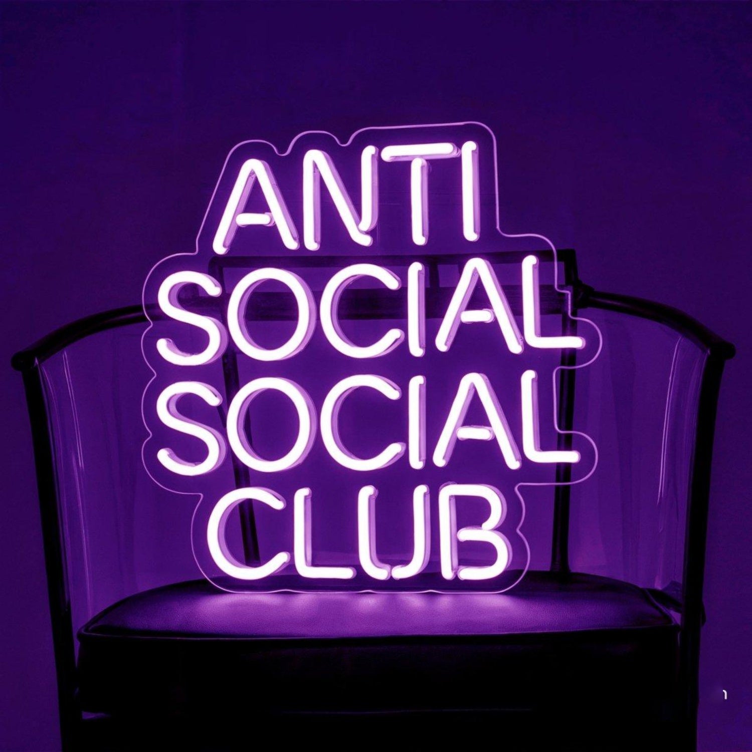 Anti Social Social Club Led Neon Sign For Man Cave | Shineneon