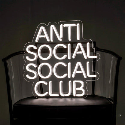 Anti Social Social Club Led Neon Sign For Man Cave | Shineneon