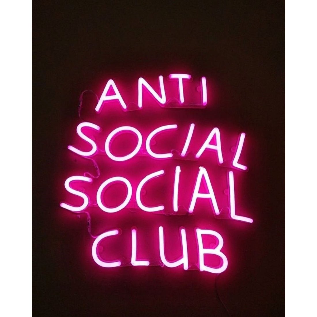 Anti Social Social Club Led Sign Business Neon Sign - Shineneon