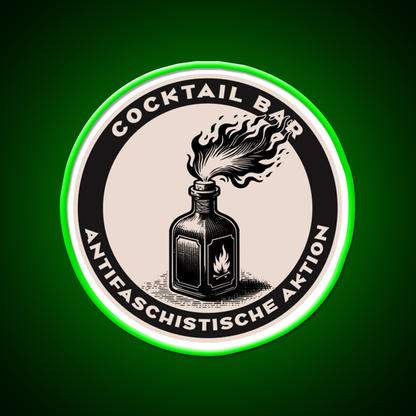 Antifa Cocktail Bar Cocktail Bar Decor Led Neon Sign Rgb Color - LED neon sign view 8