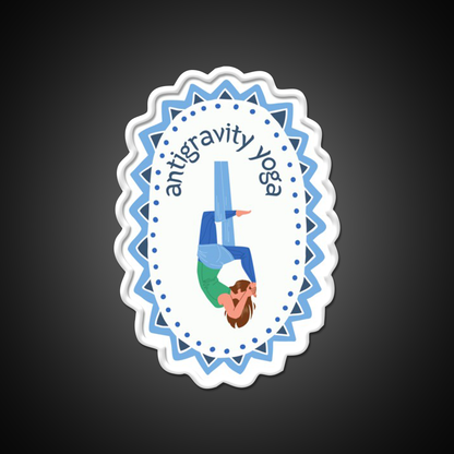 Antigravity Yoga Led Neon Sign For Wellness Space Rgb Color