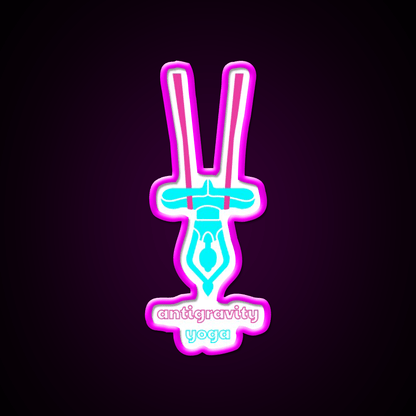 Antigravity Yoga Led Neon Sign For Wellness Space Yoga Studio Rgb Color - Shineneon