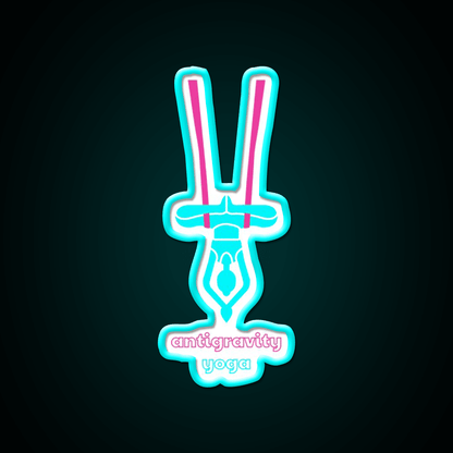 Antigravity Yoga Led Neon Sign For Wellness Space Yoga Studio Rgb Color - Shineneon