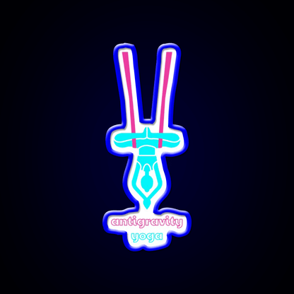 Antigravity Yoga Led Neon Sign For Wellness Space Yoga Studio Rgb Color - Shineneon