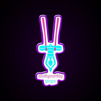 Antigravity Yoga Led Neon Sign For Wellness Space Yoga Studio Rgb Color - Shineneon