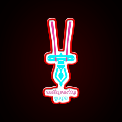 Antigravity Yoga Led Neon Sign For Wellness Space Yoga Studio Rgb Color - Shineneon