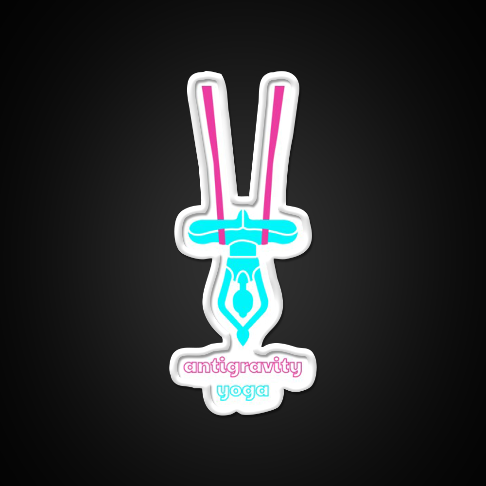 Antigravity Yoga Led Neon Sign For Wellness Space Yoga Studio Rgb Color