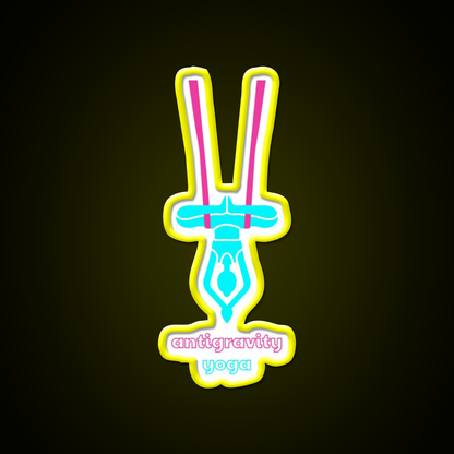Antigravity Yoga Led Neon Sign For Wellness Space Yoga Studio Rgb Color