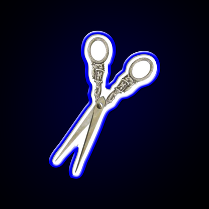 Antique Hair Scissors Barber Shop Haircut Led Neon Sign - LED neon sign view 5