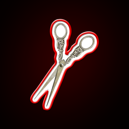 Antique Hair Scissors Barber Shop Haircut Led Neon Sign - LED neon sign view 10