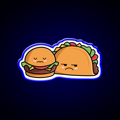 Antisocial Fast Food Led Neon Sign For Burger Place Rgb Color