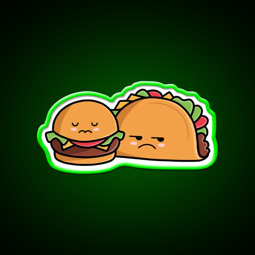 Antisocial Fast Food Led Neon Sign For Burger Place Rgb Color