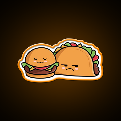 Antisocial Fast Food Led Neon Sign For Burger Place Rgb Color