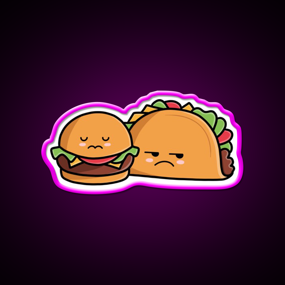 Antisocial Fast Food Led Neon Sign For Burger Place Rgb Color