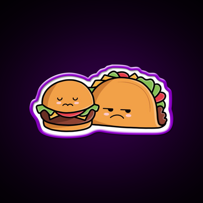 Antisocial Fast Food Led Neon Sign For Burger Place Rgb Color