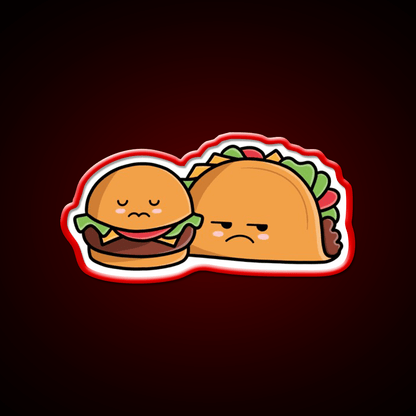 Antisocial Fast Food Led Neon Sign For Burger Place Rgb Color - Shineneon