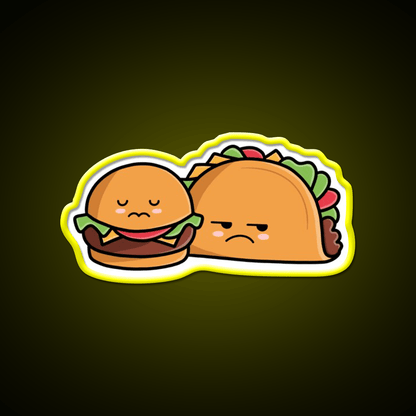 Antisocial Fast Food Led Neon Sign For Burger Place Rgb Color - Shineneon