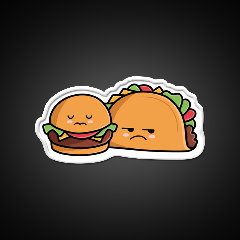 Antisocial Fast Food Led Neon Sign For Burger Place Rgb Color