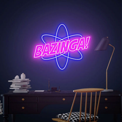 Any Room Or Celebration Bazinga Neon Sign For Bedroom Party | Shineneon