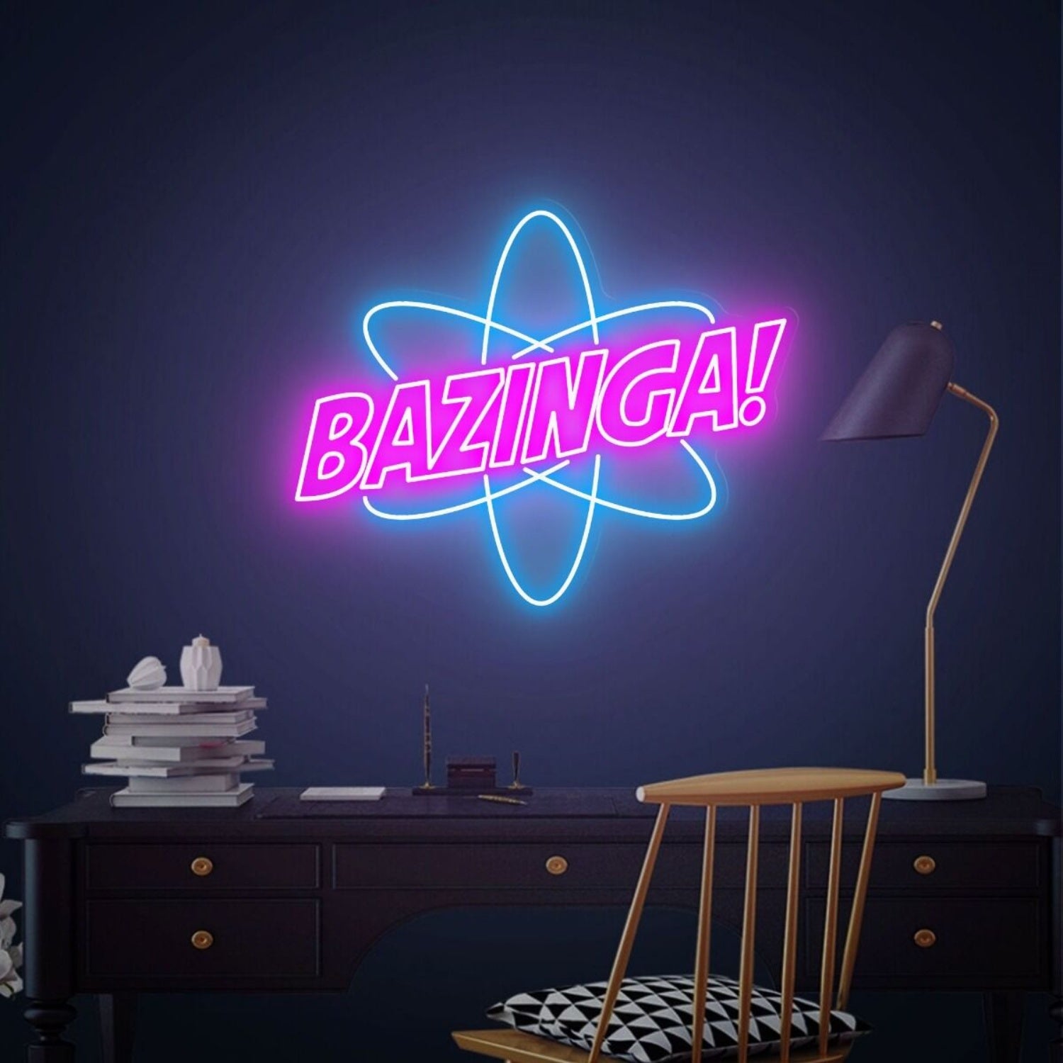 Any Room Or Celebration Bazinga Neon Sign For Bedroom Party | Shineneon