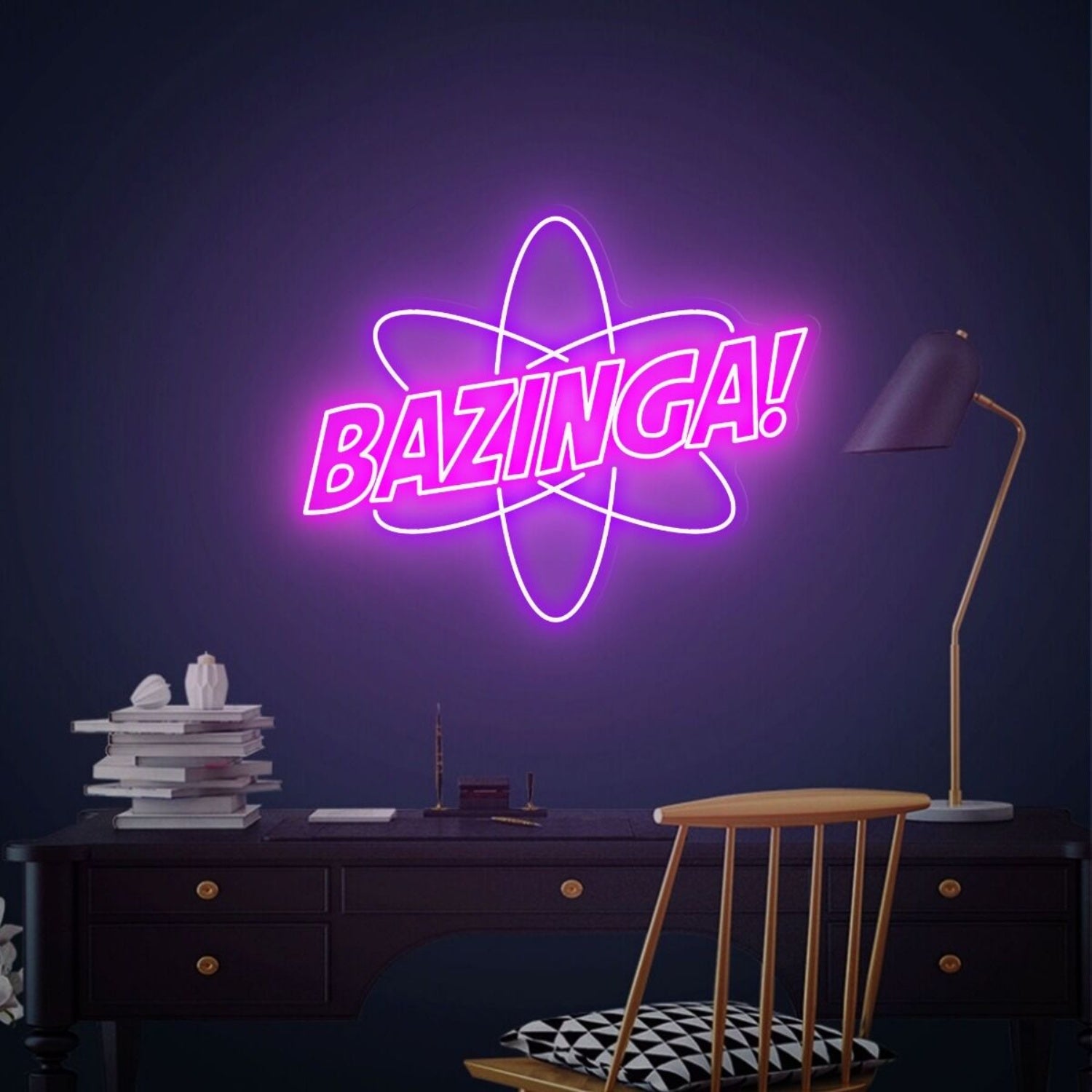 Any Room Or Celebration Bazinga Neon Sign For Bedroom Party | Shineneon