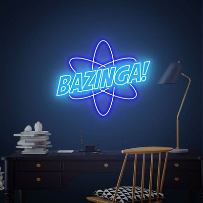 Any Room Or Celebration Bazinga Neon Sign For Bedroom Party | Shineneon
