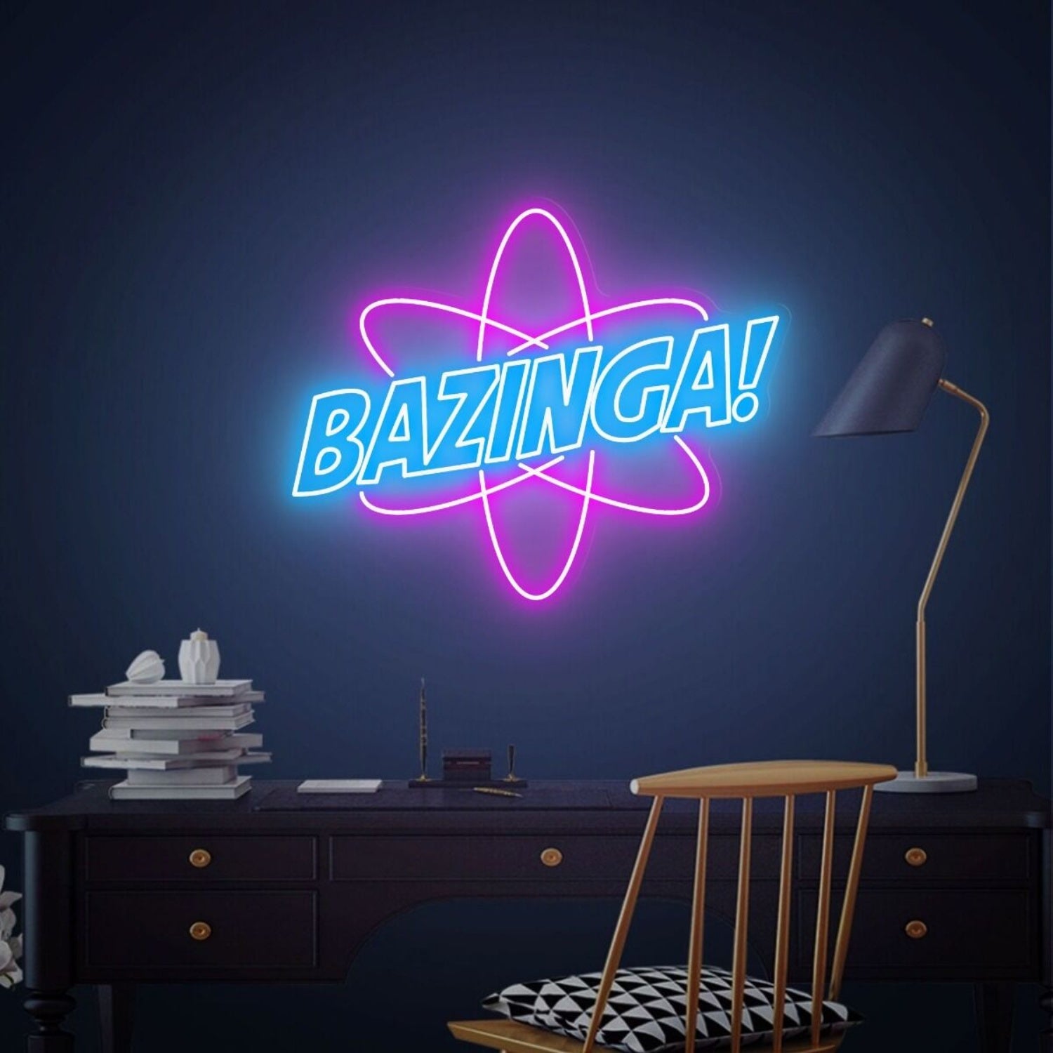 Any Room Or Celebration Bazinga Neon Sign For Bedroom Party | Shineneon