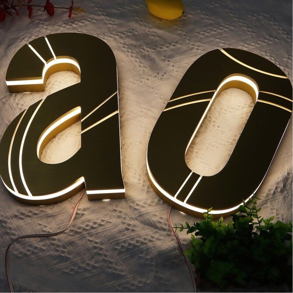 Ao 3D Backlit Channel Letters Led Light Sign - Shineneon