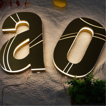 Ao 3D Backlit Channel Letters Led Light Sign - Shineneon