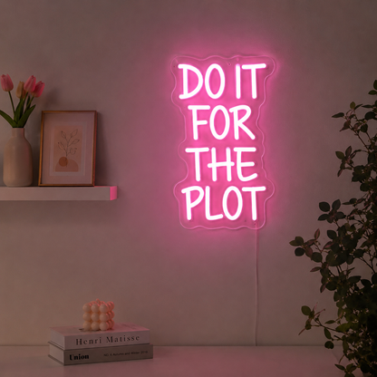 Apartment Square Wall Decor LED Neon Sign Home Art main product image