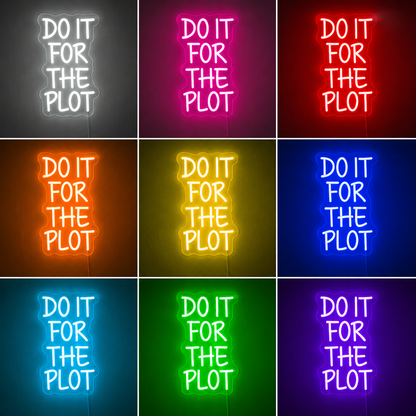 Apartment Square Wall Decor LED Neon Sign Home Art color grid