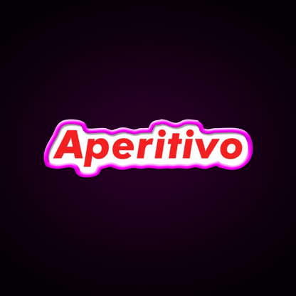 Aperitivo Cocktail Bar Decor Led Neon Sign Rgb Color - Shineneon