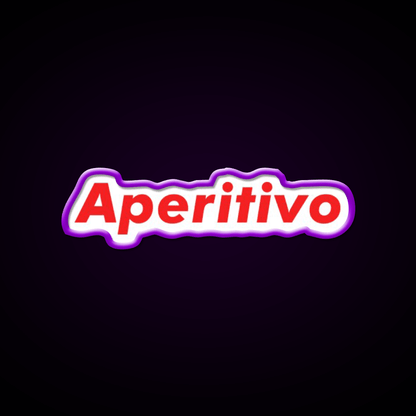 Aperitivo Cocktail Bar Decor Led Neon Sign Rgb Color - Shineneon