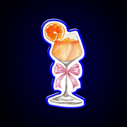 Aperol A Coquette Cocktail Bar Decor Led Neon Sign Rgb Color - LED neon sign view 5
