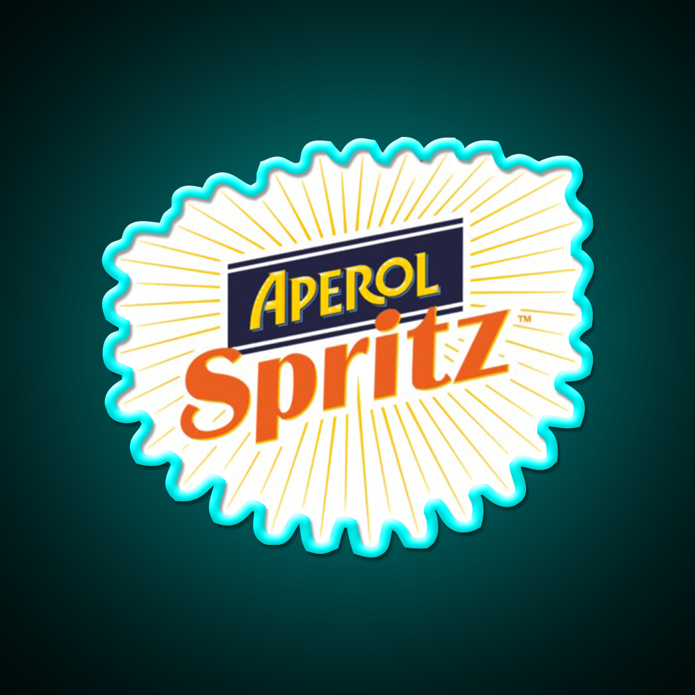 Aperol Aperol Aperol Aperol Aperol Cocktail Bar Decor Led Neon Sign Rgb Color - Size and dimension reference