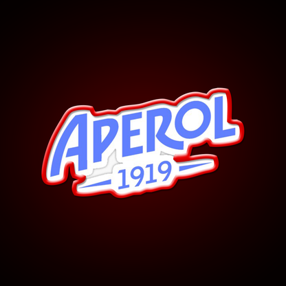 Aperol Blue Logo Cocktail Bar Decor Led Neon Sign Rgb Color - LED neon sign view 10